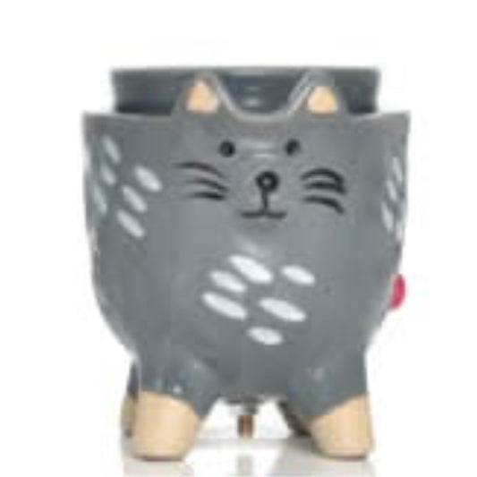 Speckled Gray Cat Simmer Pot