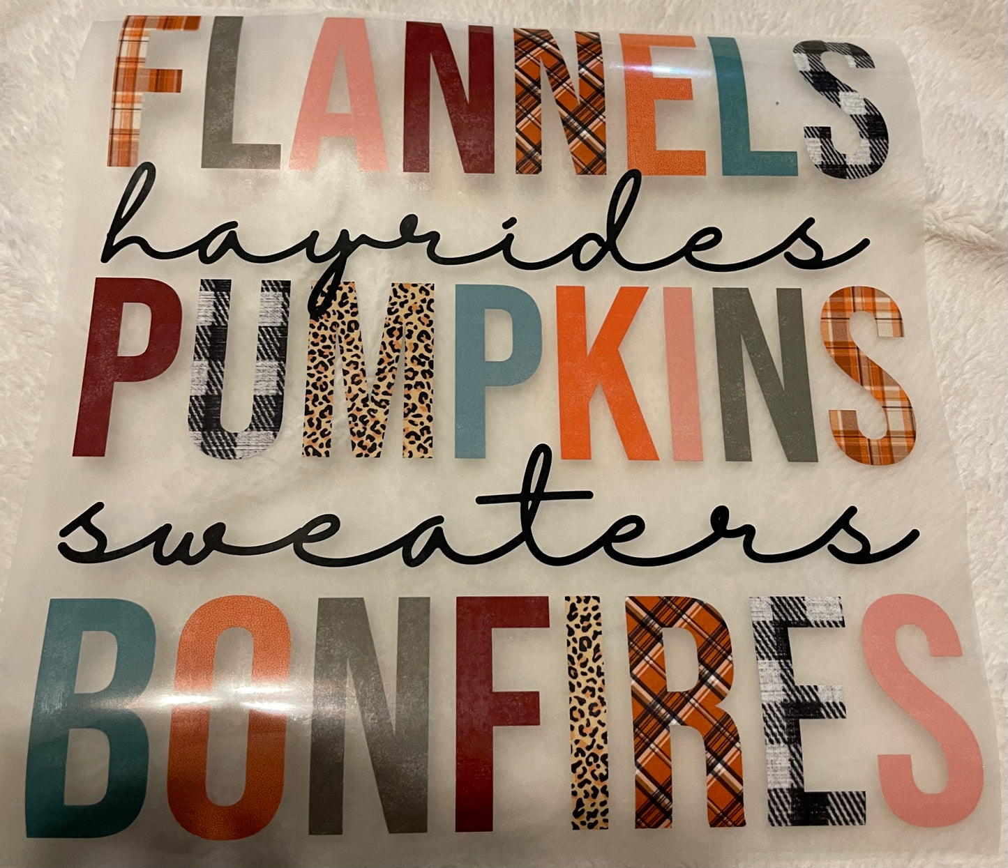 Fall Shirt Designs (Assorted)