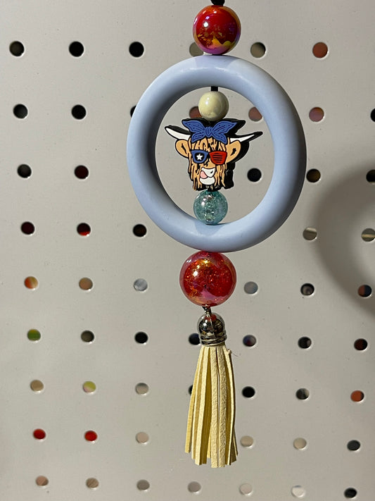 Rearview Mirror Car Charm - Assorted