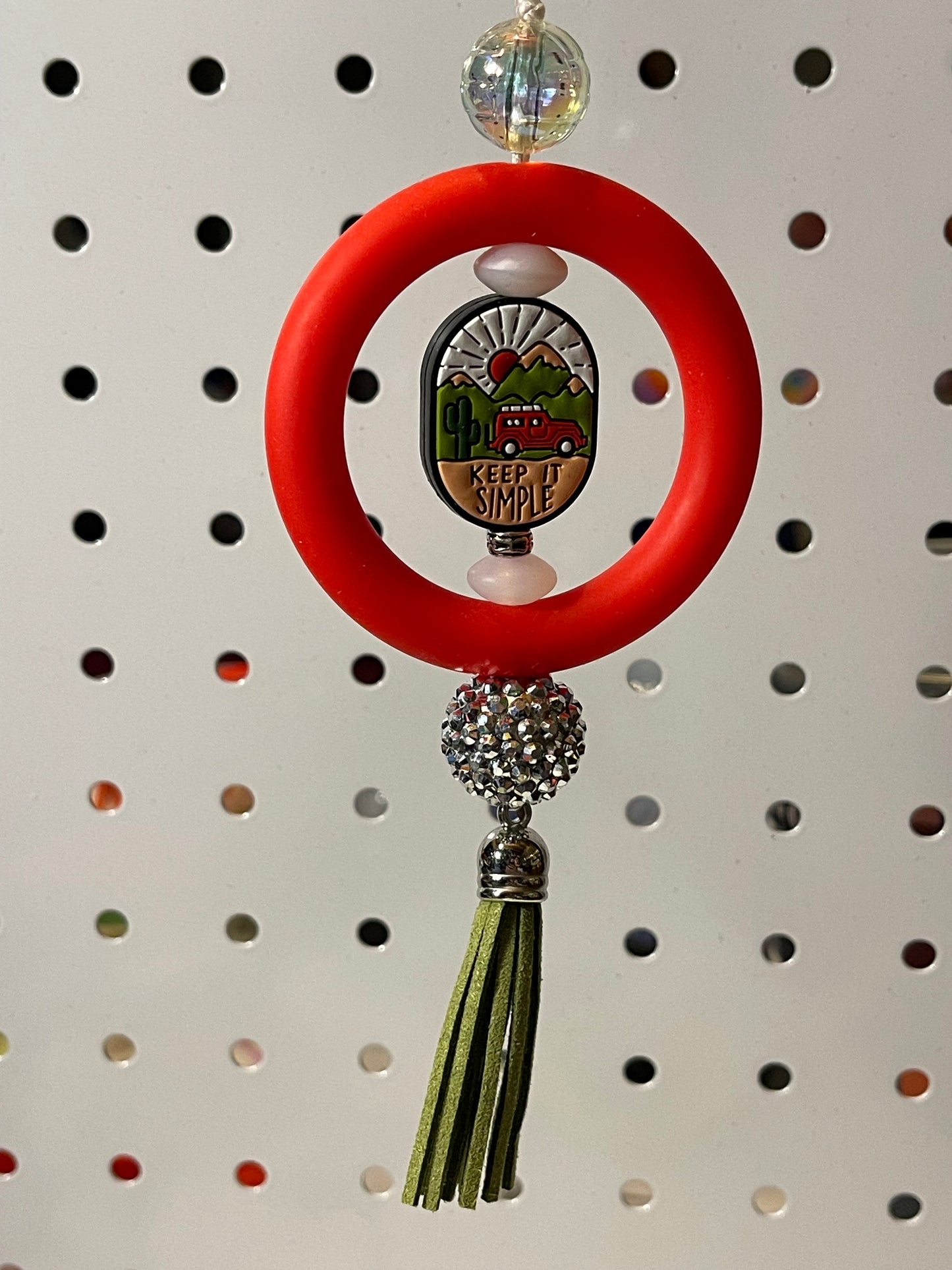 Rearview Mirror Car Charm - Assorted