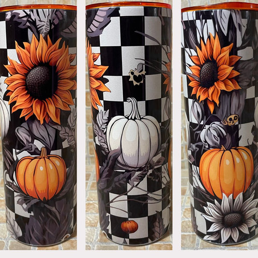 Checkered Sunflower and Pumpkins Bundle